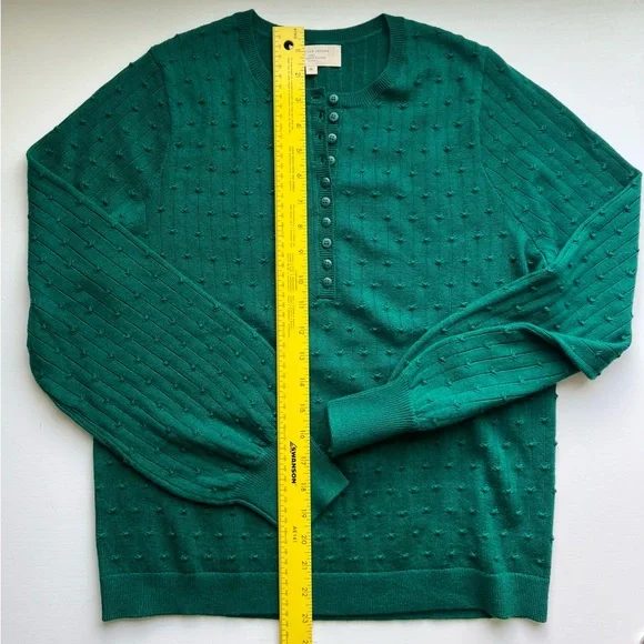 Sézane Emerald Green Zoe Sweater Jumper Knit - Picture 7 of 9